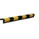 Rubber profile to protect the corners of columns with yellow reflectors – integrated and reliable protection